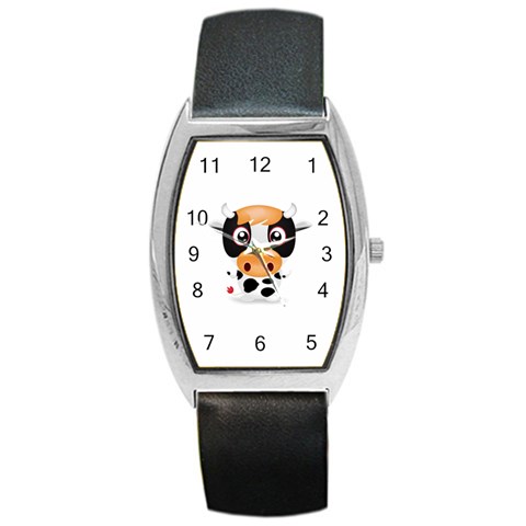 09year_002 Barrel Style Metal Watch from ArtsNow.com Front