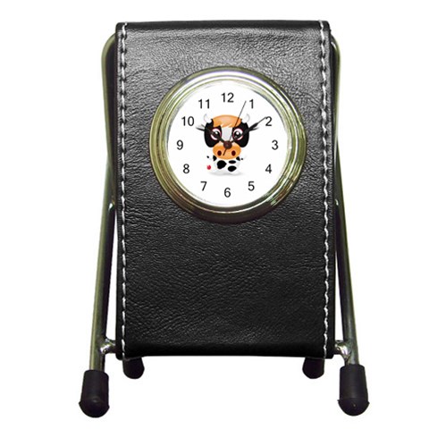 09year_002 Pen Holder Desk Clock from ArtsNow.com Front