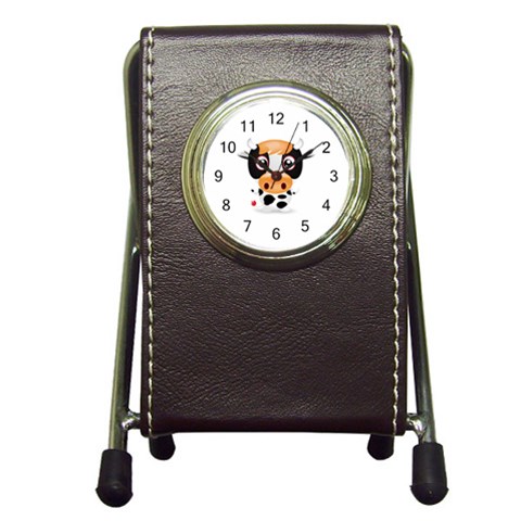 09year_002 Pen Holder Desk Clock from ArtsNow.com Front