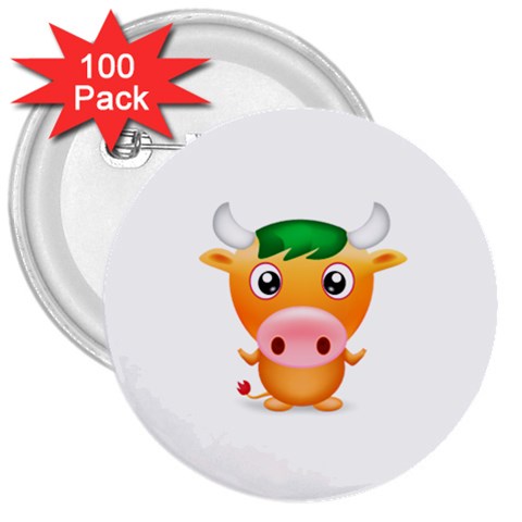 09year_003 3  Button (100 pack) from ArtsNow.com Front