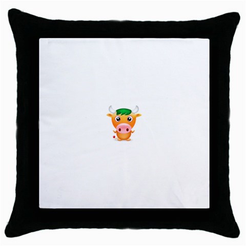 09year_003 Throw Pillow Case (Black) from ArtsNow.com Front