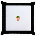 09year_003 Throw Pillow Case (Black)