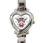 09year_001 Heart Italian Charm Watch