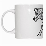 Halloween Dabbing Skeleton White Mug