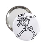 Halloween Dabbing Skeleton 2.25  Handbag Mirror