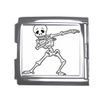 Halloween Dabbing Skeleton Mega Link Italian Charm (18mm)