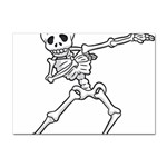 Halloween Dabbing Skeleton Sticker A4 (10 pack)