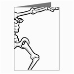 Halloween Dabbing Skeleton Greeting Card