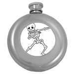 Halloween Dabbing Skeleton Hip Flask (5 oz)