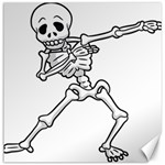 Halloween Dabbing Skeleton Canvas 20  x 20 