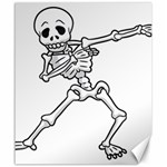 Halloween Dabbing Skeleton Canvas 20  x 24 