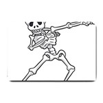 Halloween Dabbing Skeleton Small Doormat