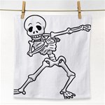 Halloween Dabbing Skeleton Face Towel