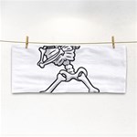 Halloween Dabbing Skeleton Hand Towel