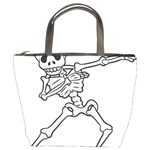 Halloween Dabbing Skeleton Bucket Bag