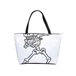 Halloween Dabbing Skeleton Classic Shoulder Handbag