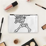 Halloween Dabbing Skeleton Cosmetic Bag (Small)