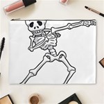 Halloween Dabbing Skeleton Cosmetic Bag (XL)