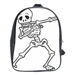 Halloween Dabbing Skeleton School Bag (Large)