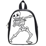 Halloween Dabbing Skeleton School Bag (Small)