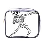 Halloween Dabbing Skeleton Mini Toiletries Bag (One Side)