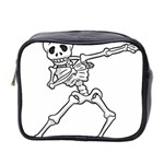 Halloween Dabbing Skeleton Mini Toiletries Bag (Two Sides)