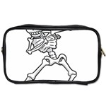 Halloween Dabbing Skeleton Toiletries Bag (One Side)