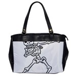 Halloween Dabbing Skeleton Oversize Office Handbag