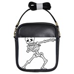 Halloween Dabbing Skeleton Girls Sling Bag