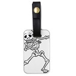 Halloween Dabbing Skeleton Luggage Tag (one side)