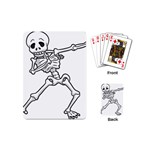 Halloween Dabbing Skeleton Playing Cards Single Design (Mini)