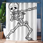 Halloween Dabbing Skeleton Shower Curtain 60  x 72  (Medium)