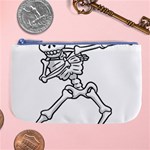 Halloween Dabbing Skeleton Large Coin Purse