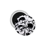 Halloween Grunge Skulls 1.75  Magnet