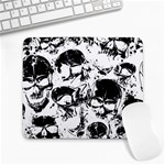 Halloween Grunge Skulls Large Mousepad