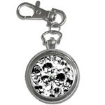 Halloween Grunge Skulls Key Chain Watch