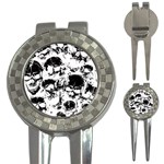 Halloween Grunge Skulls 3-in-1 Golf Divot