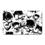 Halloween Grunge Skulls Magnet (Rectangular)