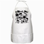 Halloween Grunge Skulls BBQ Apron