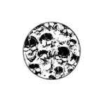 Halloween Grunge Skulls Hat Clip Ball Marker