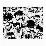 Halloween Grunge Skulls Small Glasses Cloth