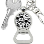 Halloween Grunge Skulls Bottle Opener Key Chain