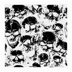 Halloween Grunge Skulls Medium Glasses Cloth