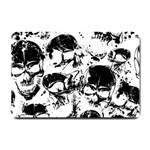 Halloween Grunge Skulls Small Doormat