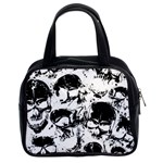 Halloween Grunge Skulls Classic Handbag (Two Sides)