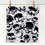 Halloween Grunge Skulls Face Towel