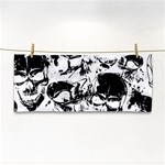 Halloween Grunge Skulls Hand Towel