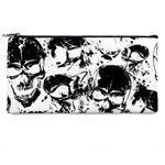 Halloween Grunge Skulls Pencil Case