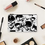 Halloween Grunge Skulls Cosmetic Bag (Small)