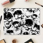 Halloween Grunge Skulls Cosmetic Bag (XL)